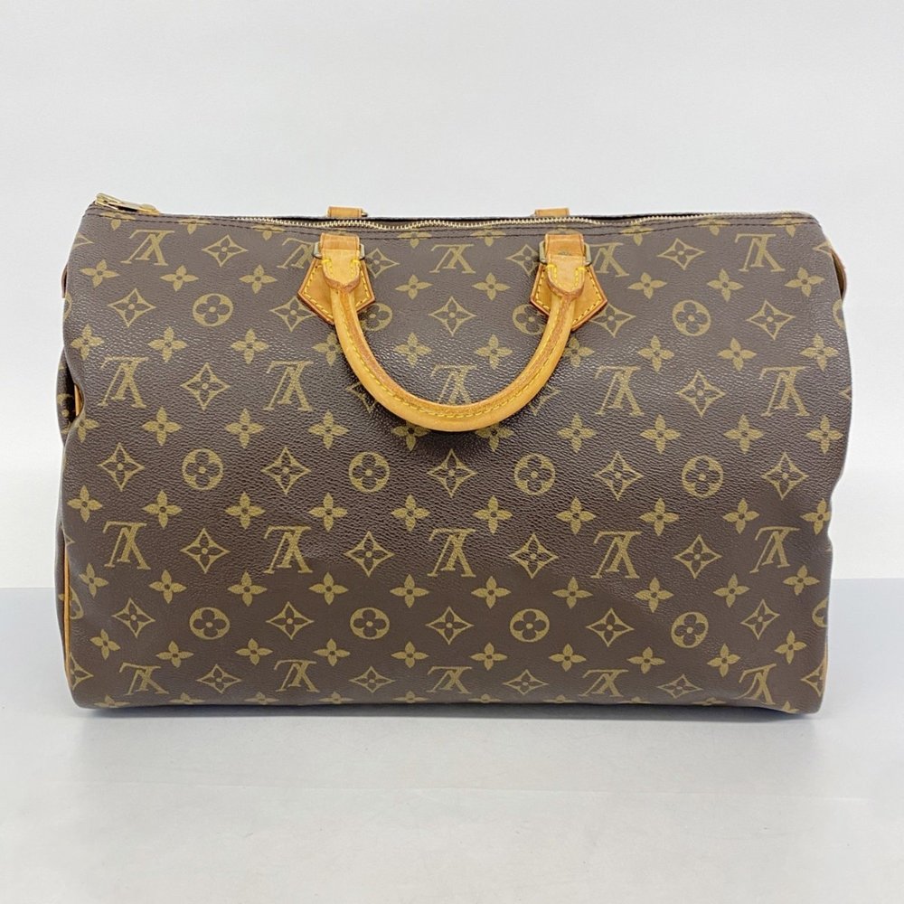 LOUIS VUITTON Brown Monogram Speedy 40 Bag - Picture 13 of 13